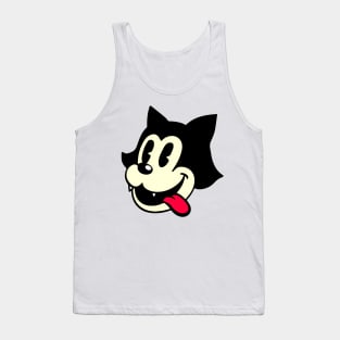 Cartoon Cat Tank Top